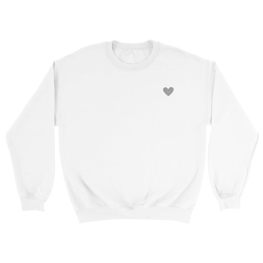 Grey Heart Sweatshirt